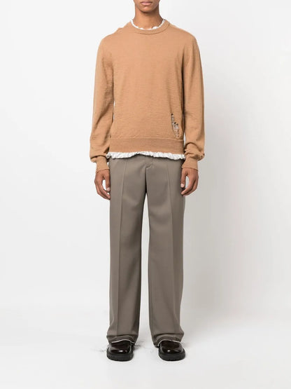 Distressed Wool Jumper