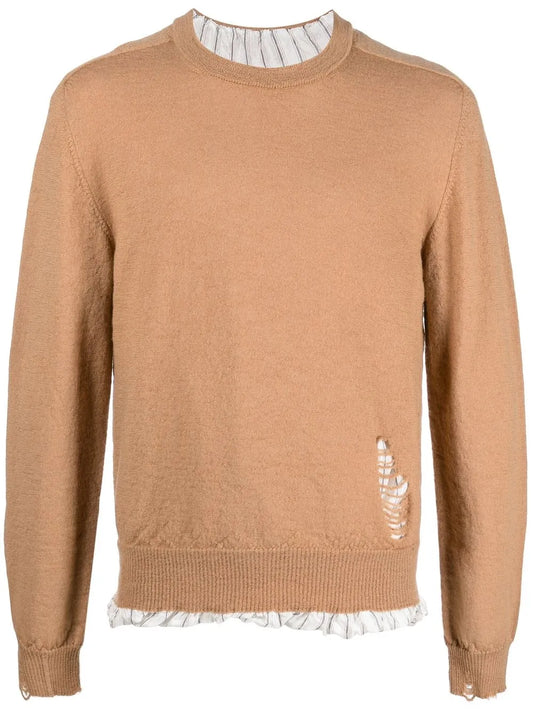 Distressed Wool Jumper