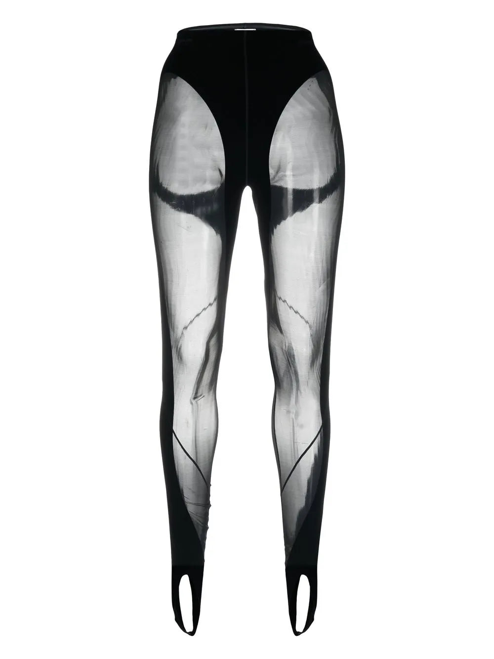 Mesh-Panelled Stirrup Leggings