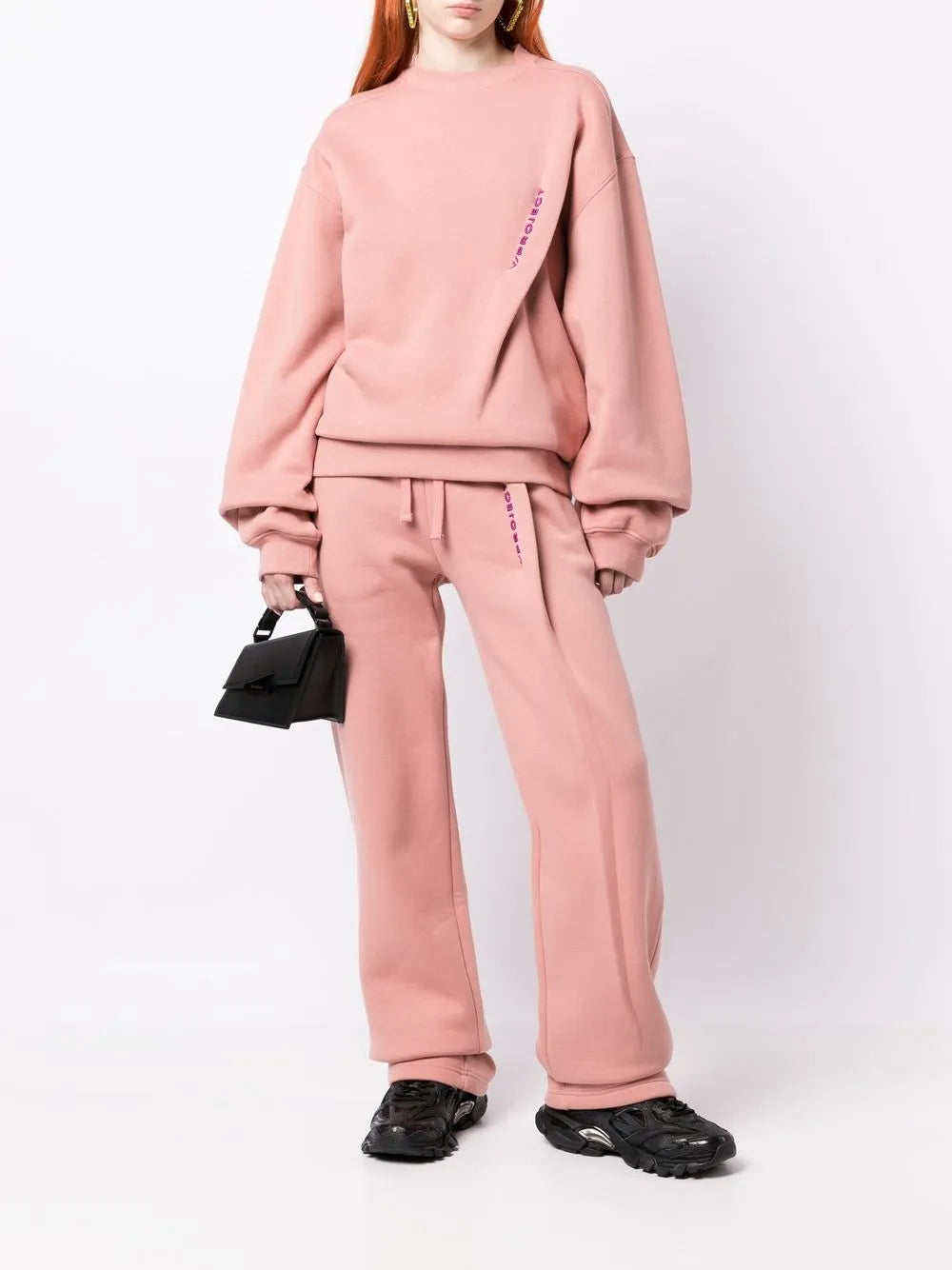 Logo-Embroidered Oversize Track Pants