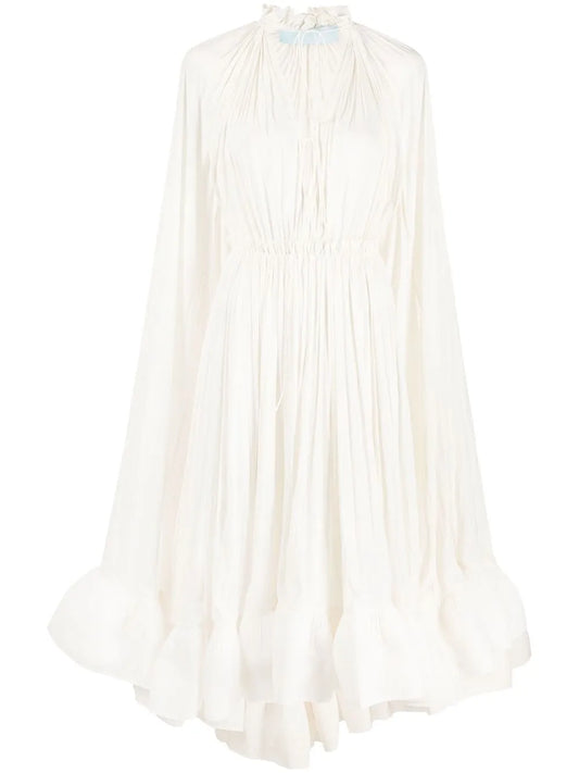 Cape-Design Midi-Dress