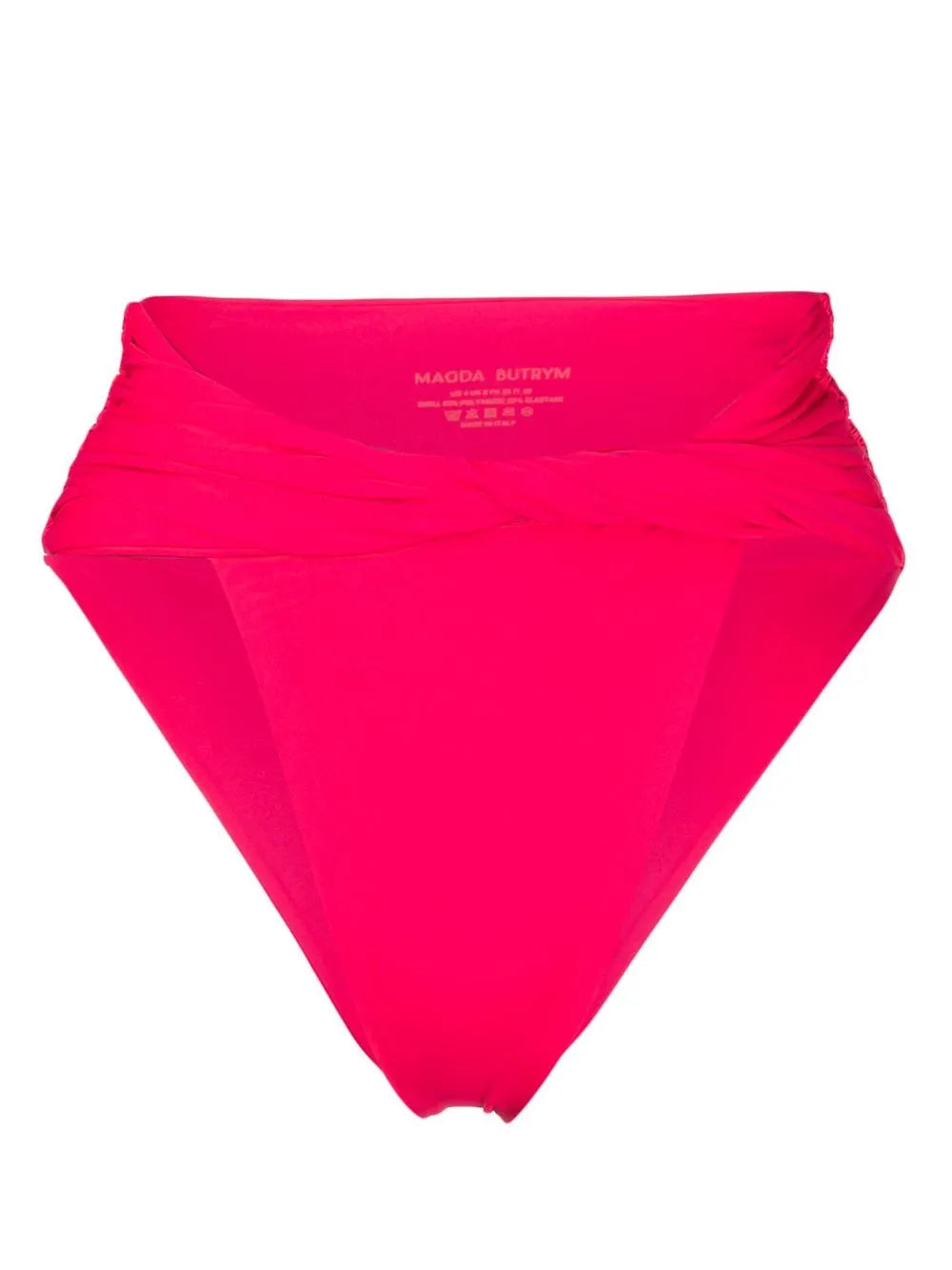 Twisted High-Waisted Bikini Bottoms