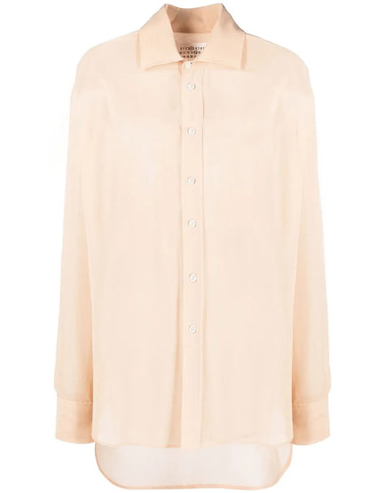 Four-Stitch Silk Shirt