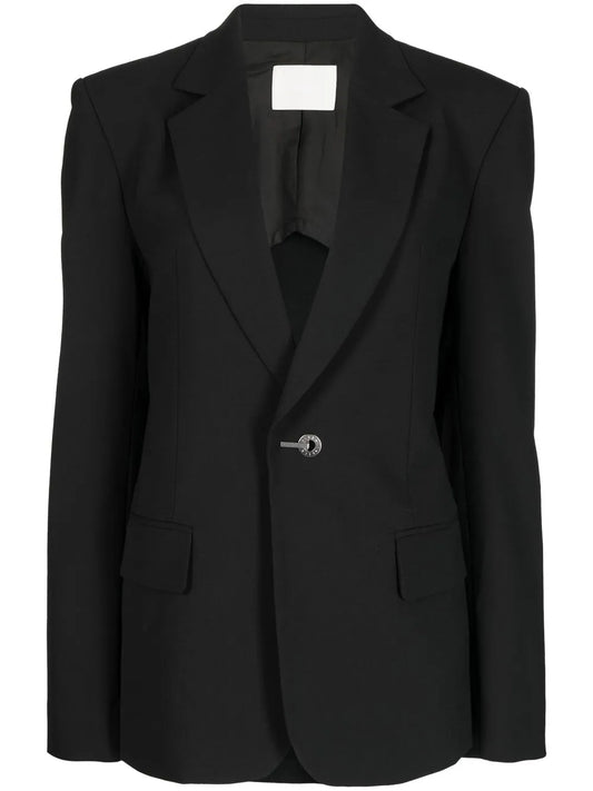Belted Single-Breasted Blazer