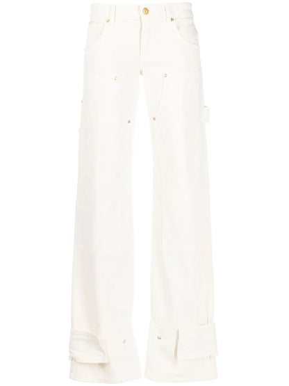 Wore-Leg Oversize Trousers