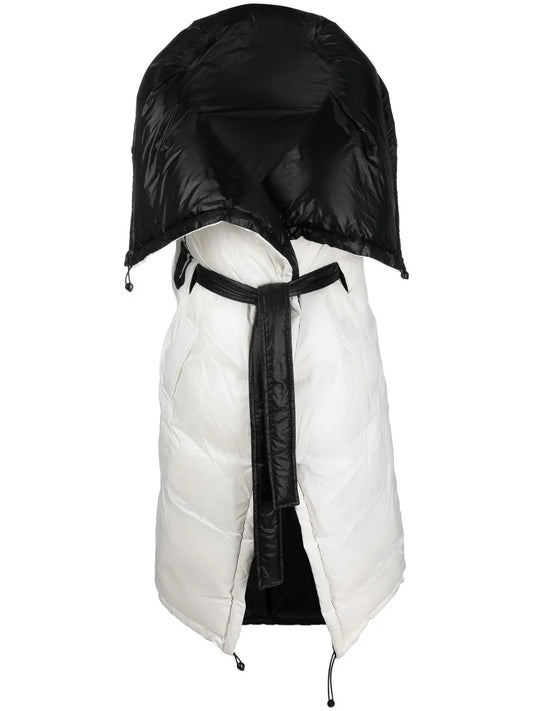 Panther-Print Padded Parka