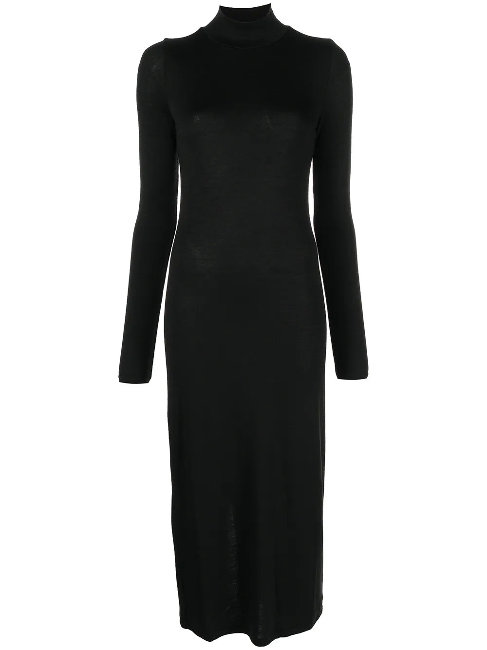 Roll-Neck Jersey Knit Dress