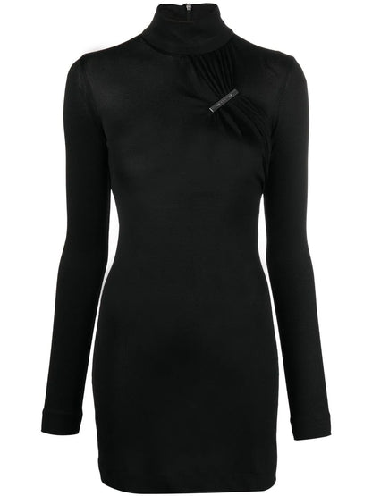 High-Neck Minidress
