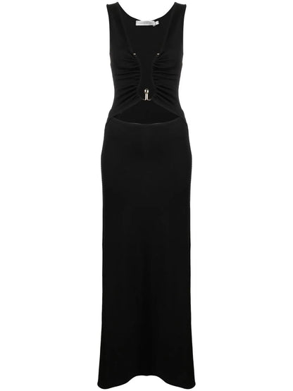 Polar Orbit Cut-Out Maxi Dress