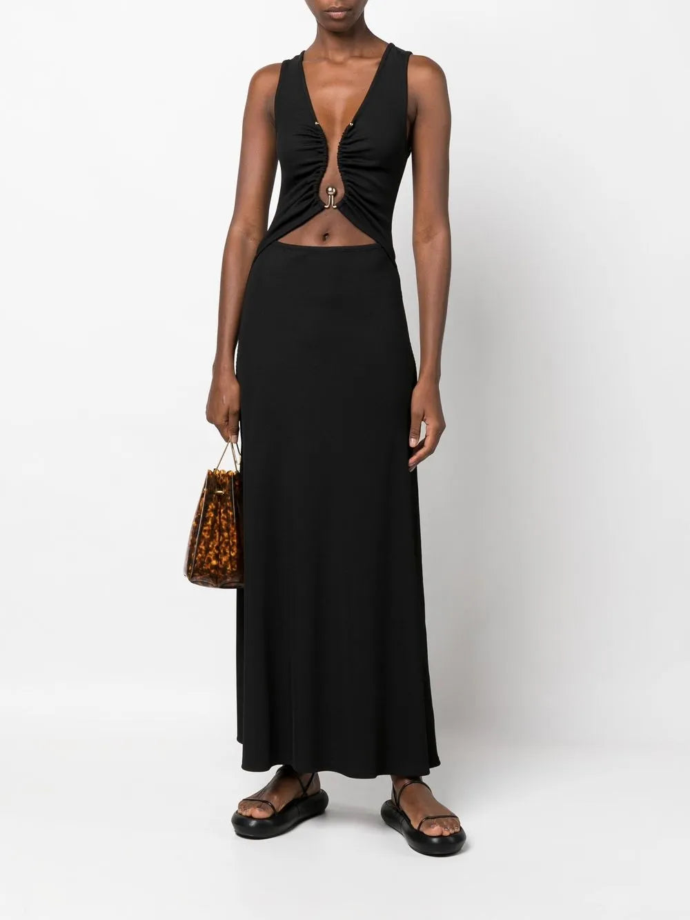 Polar Orbit Cut-Out Maxi Dress