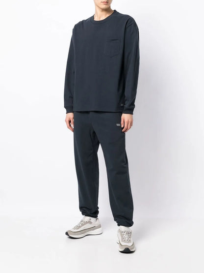 Logo-Print Cotton Track Pants