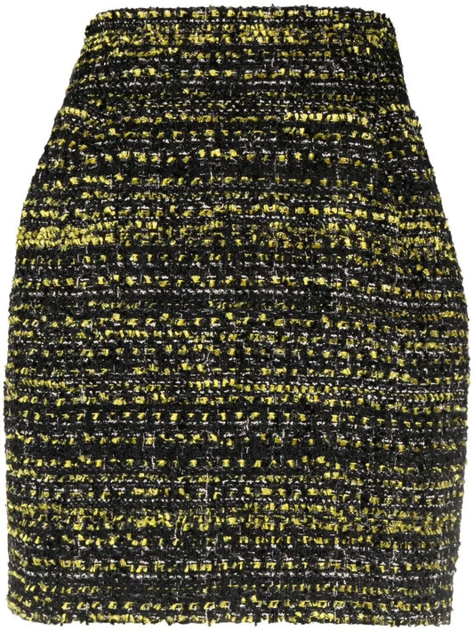 Bouclé High-Waisted Skirt