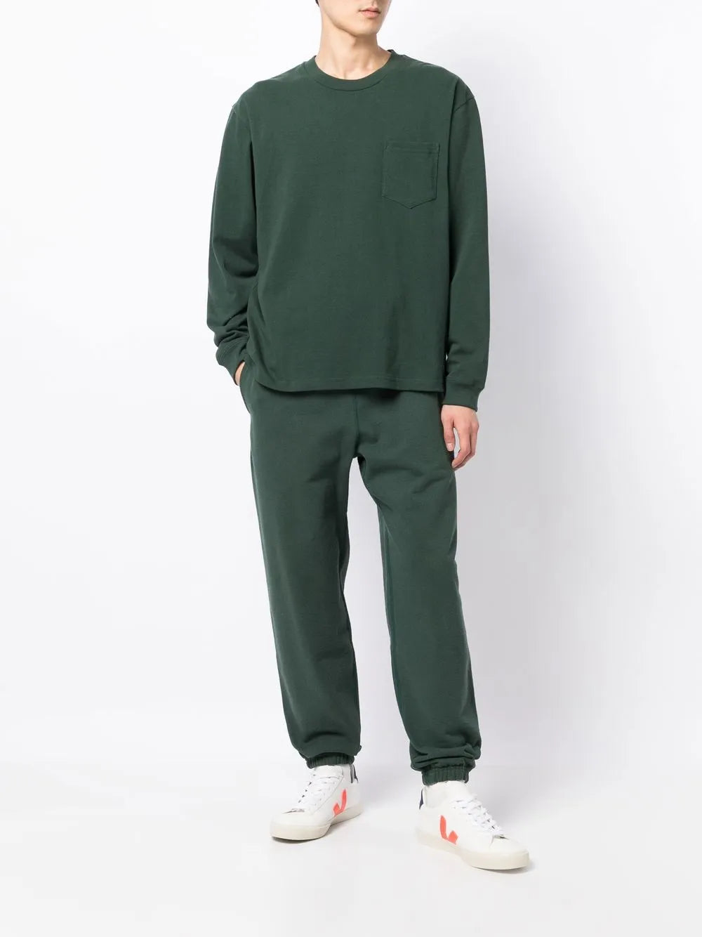 Crew Neck Long-Sleeved T-Shirt