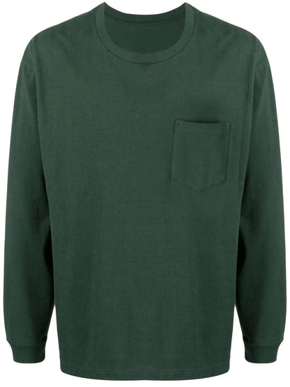 Crew Neck Long-Sleeved T-Shirt