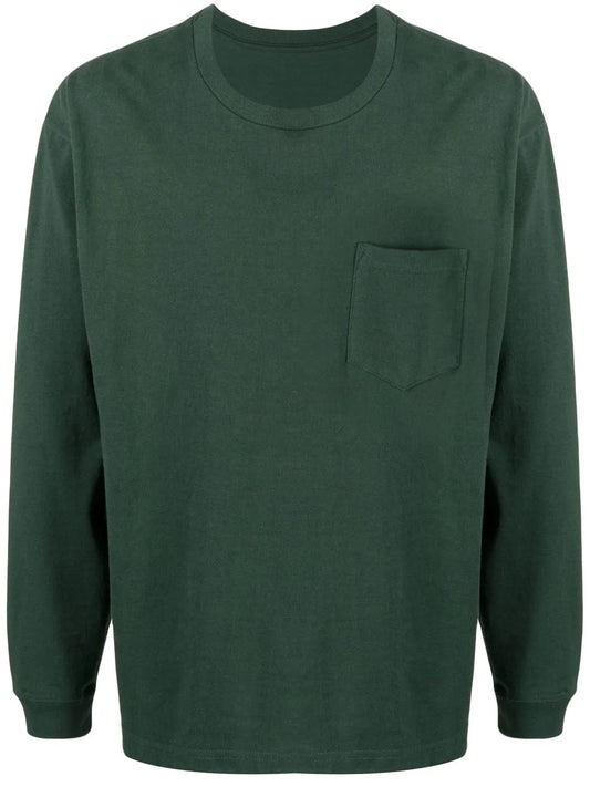 Crew Neck Long-Sleeved T-Shirt