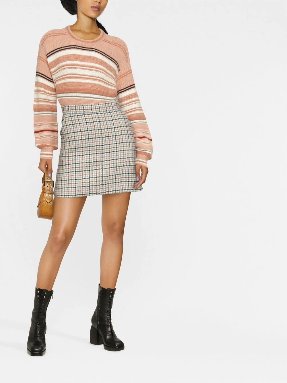 Horizontal Stripe-Pattern Jumper