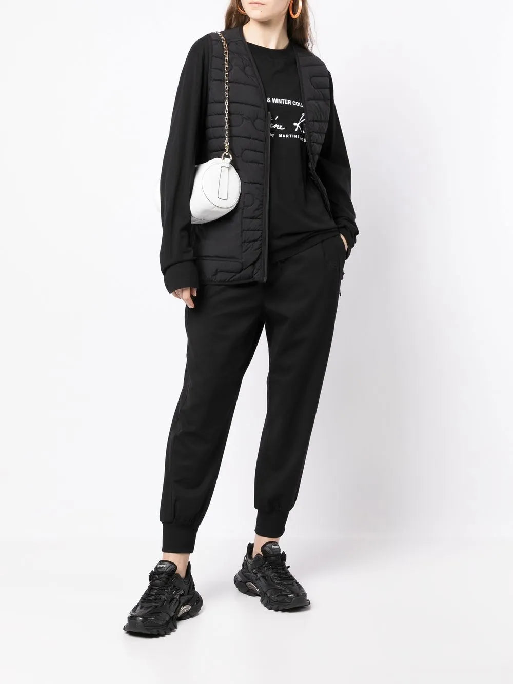 Logo-Print Wool Track-Pant