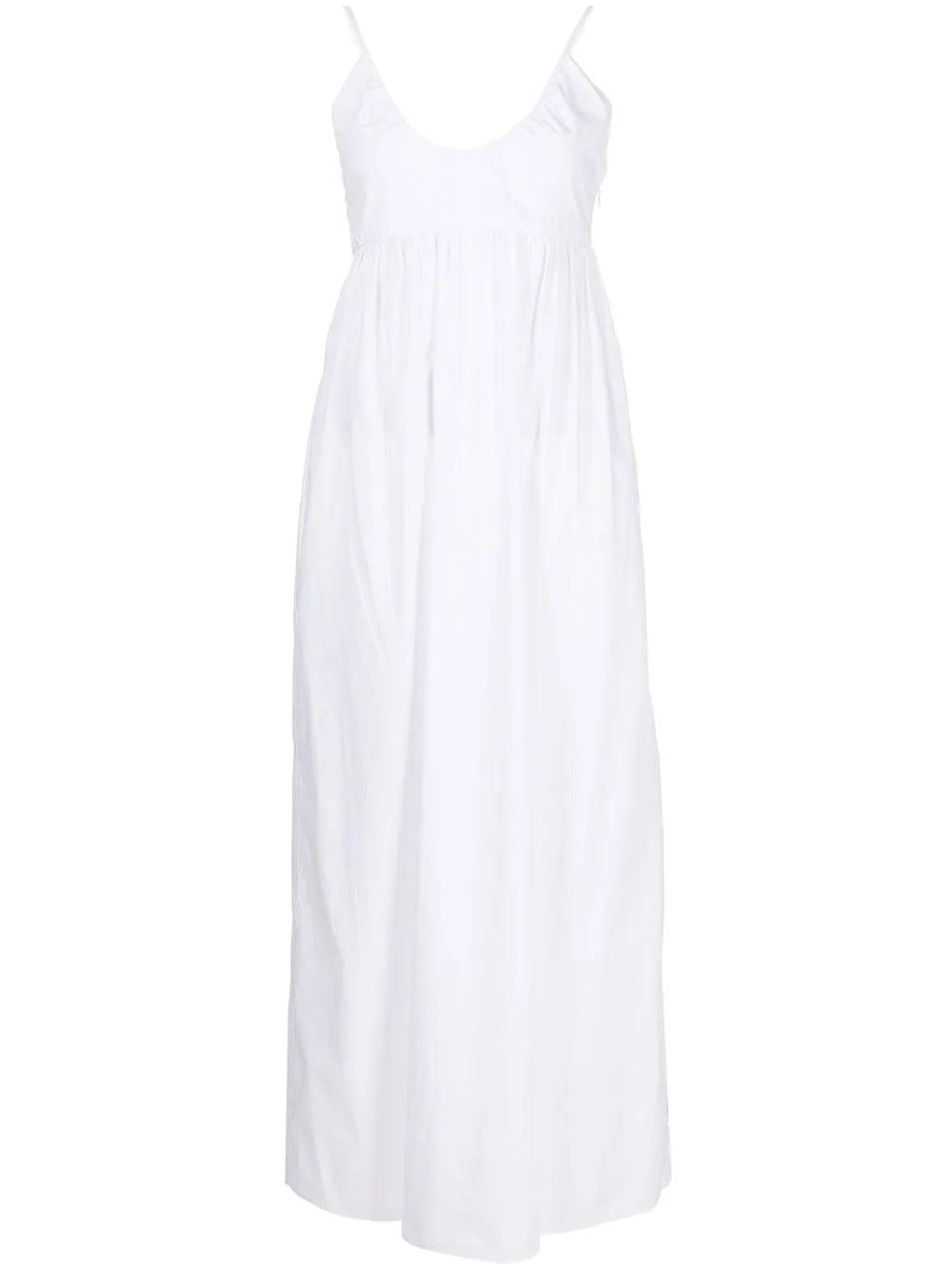 Ruffled Long Cotton Dress