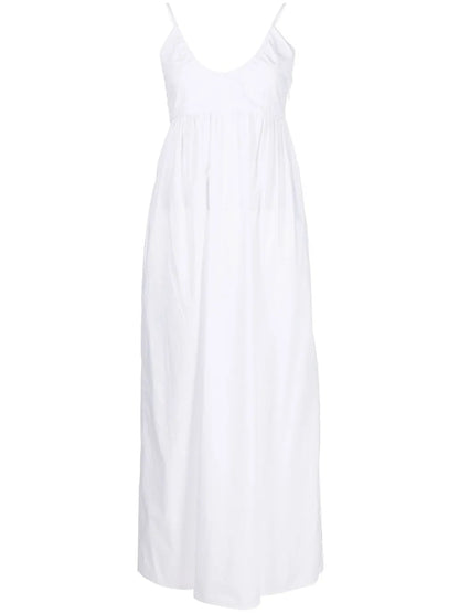 Ruffled Long Cotton Dress