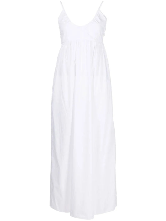 Ruffled Long Cotton Dress