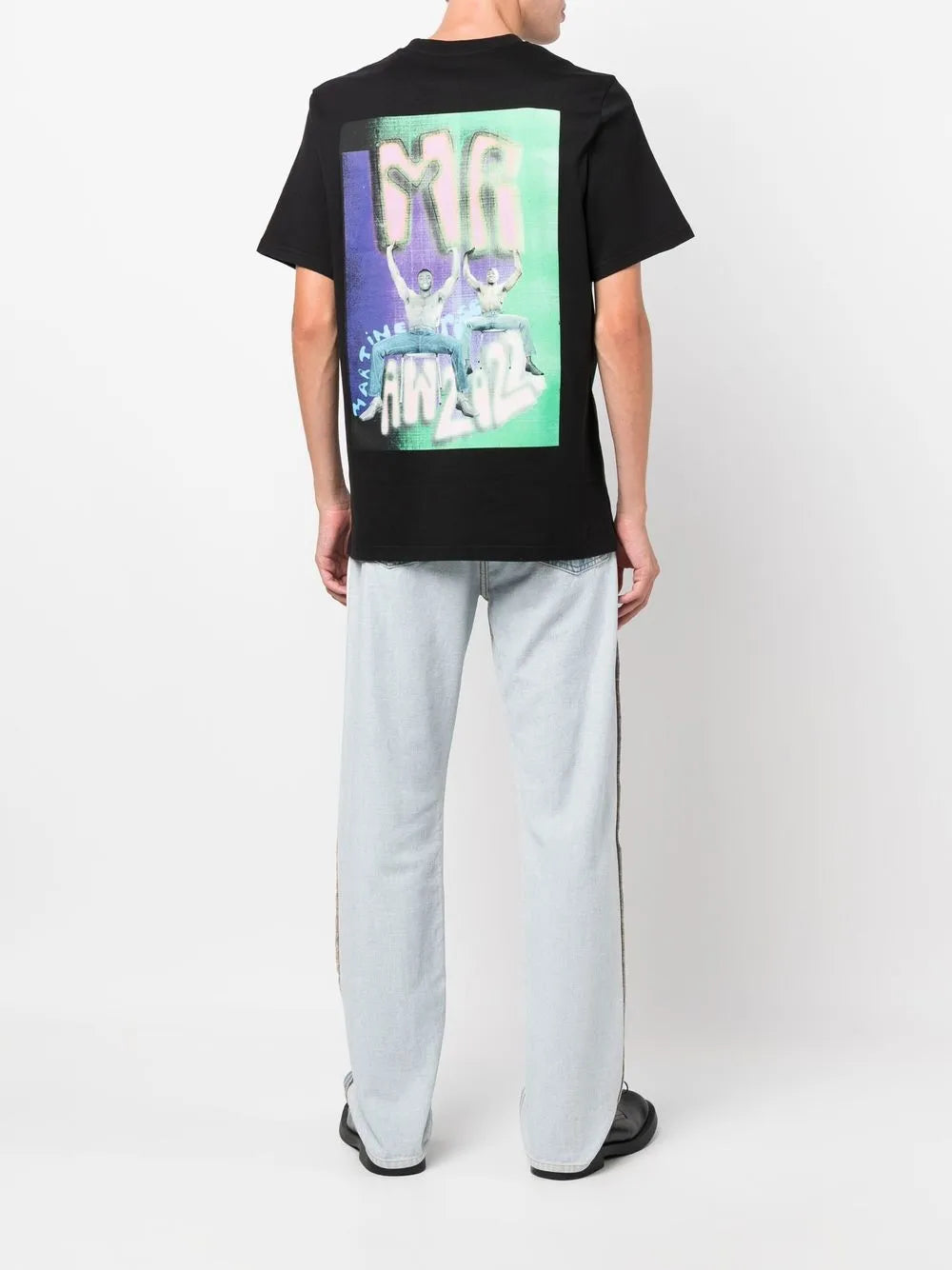 Rear Graphic-Print T-Shirt