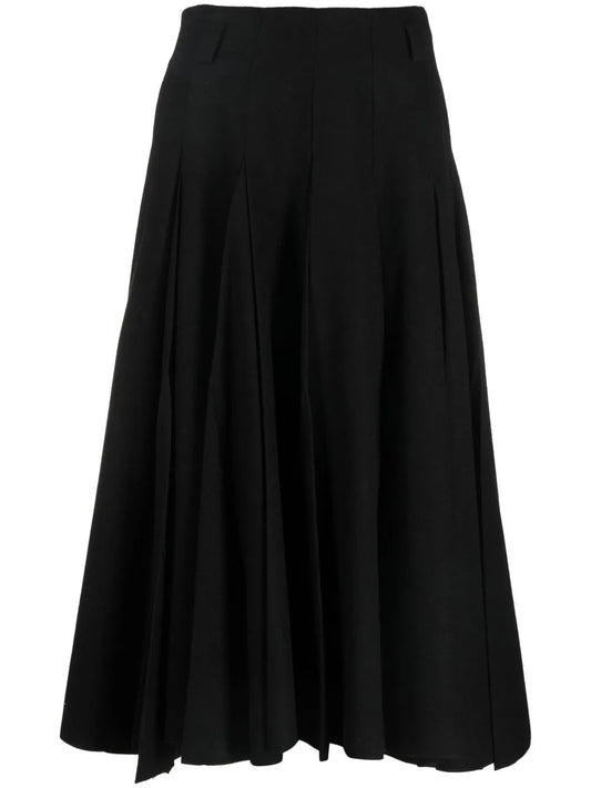 A-Line Midi Skirt