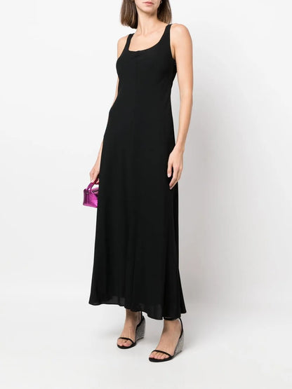 Scoop Neck Flared Dress