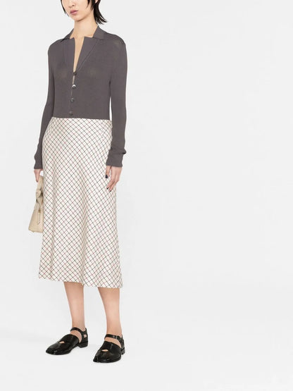 A-Line Midi Skirt