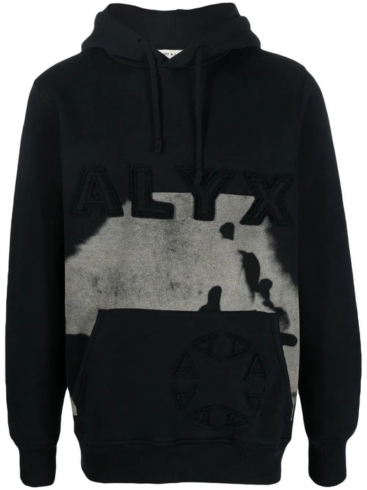 Logo-Embroidered Cow-Print Hoodie