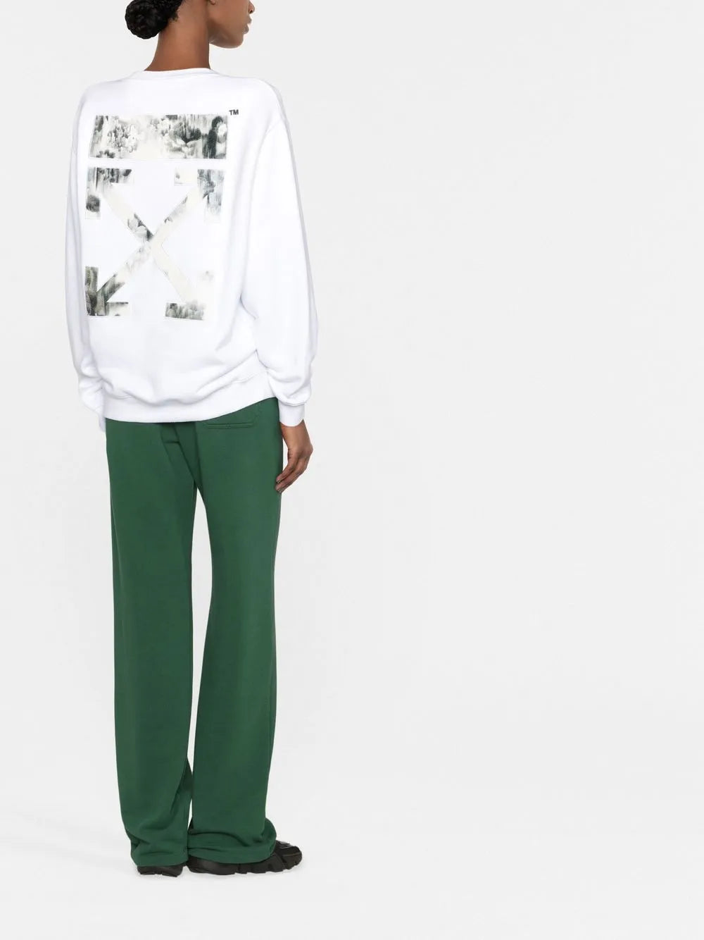 Tie-Dye Arrow Relaxed Sweatshirt