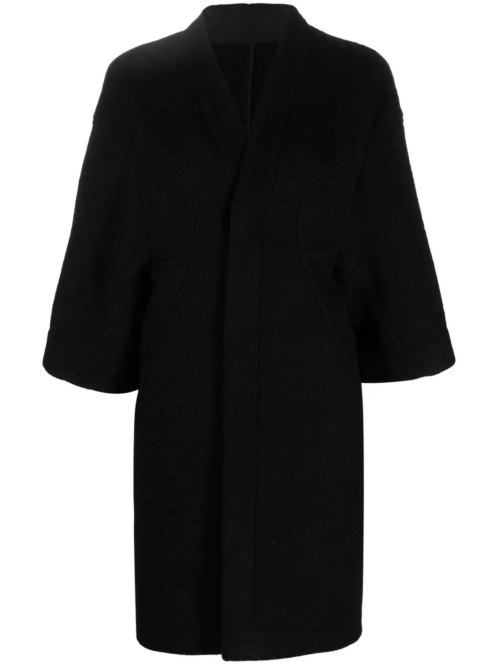Wool Single-Breasted Coat