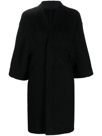 Wool Single-Breasted Coat