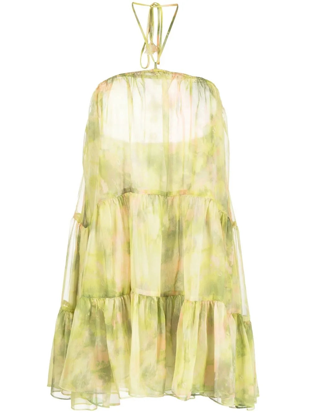 Sastra Frilled Mini Dress