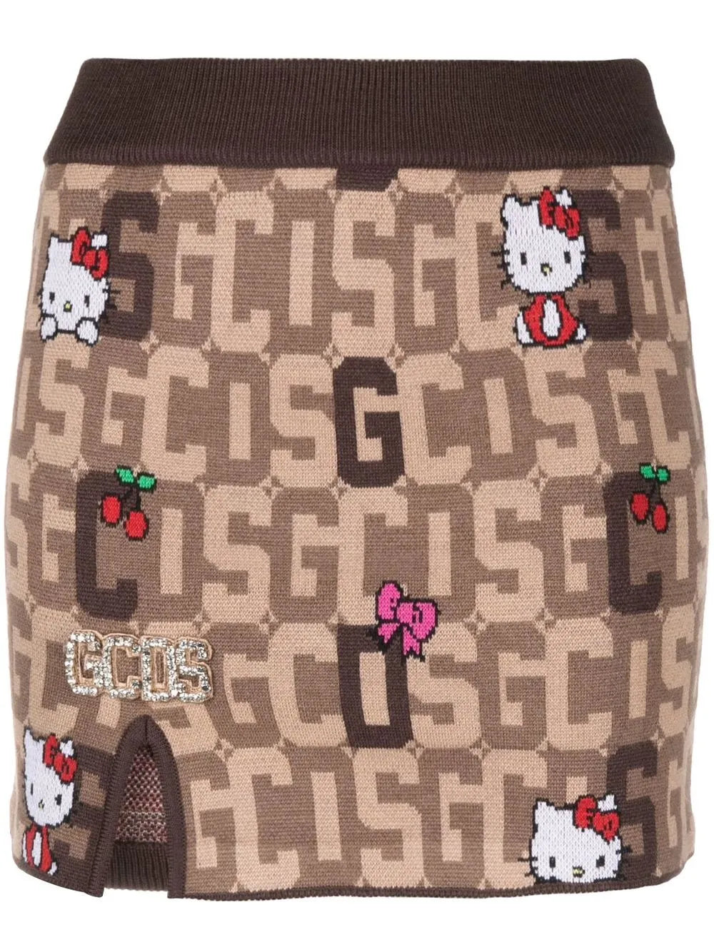 Monogram Knitted Skirt