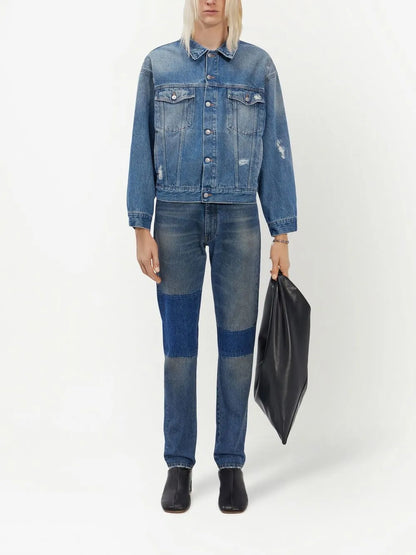 Distressed Denim Jacket