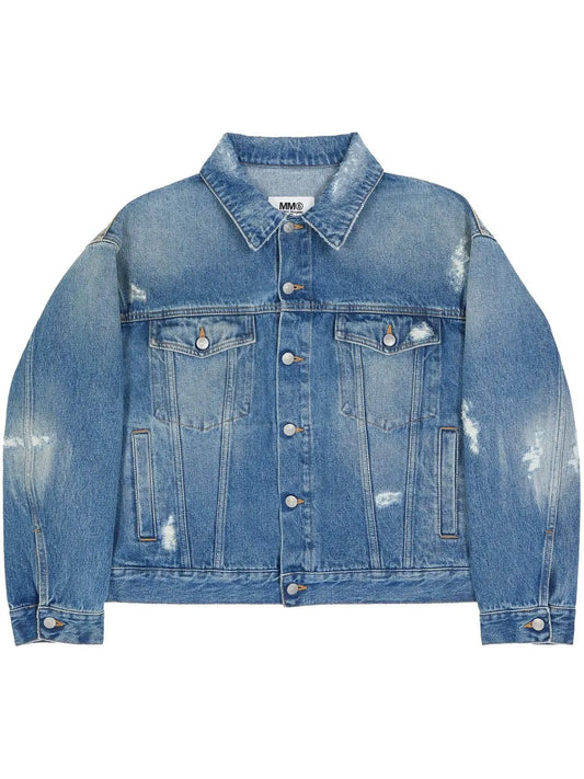 Distressed Denim Jacket