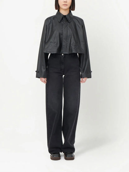 Cropped Trench Coat