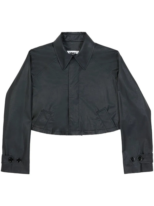 Cropped Trench Coat