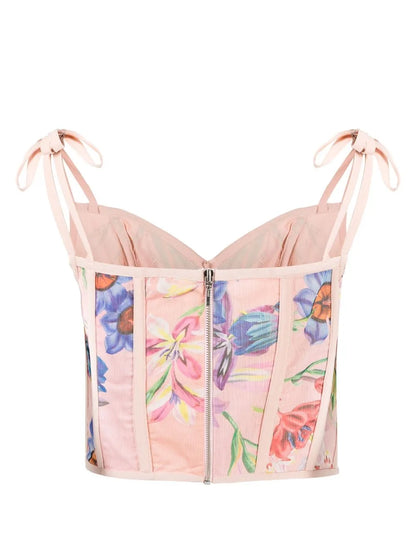 Iris Bead-Embellished Beach Top