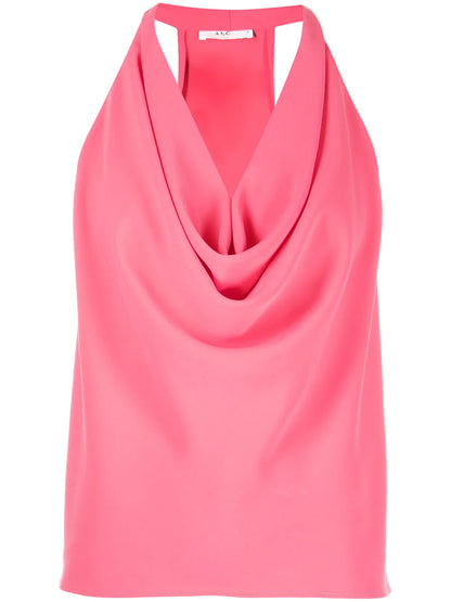 Dixon Draped Halterneck Top