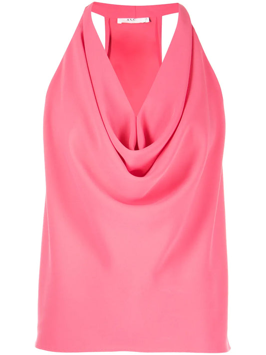 Dixon Draped Halterneck Top