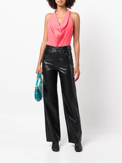 Dixon Draped Halterneck Top