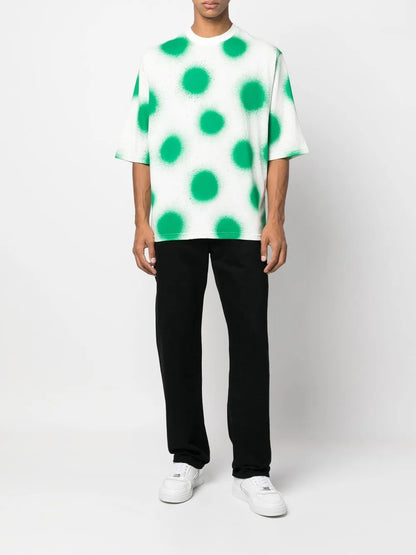 Polka Dot Print Short-Sleeve T-Shirt