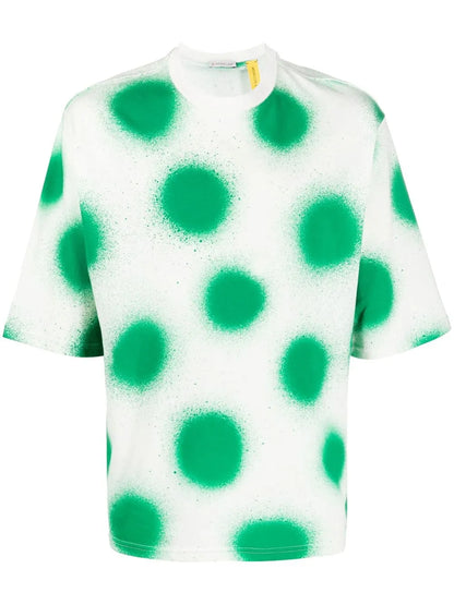 Polka Dot Print Short-Sleeve T-Shirt