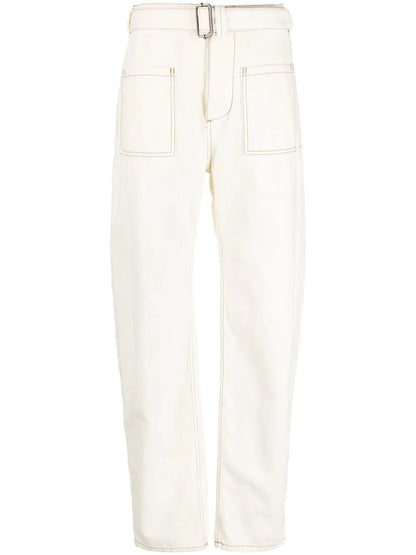 Straight-Leg Cargo Trousers