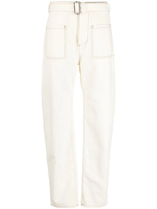Straight-Leg Cargo Trousers