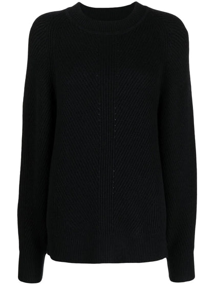 Crew-Neck Knitted Sweater