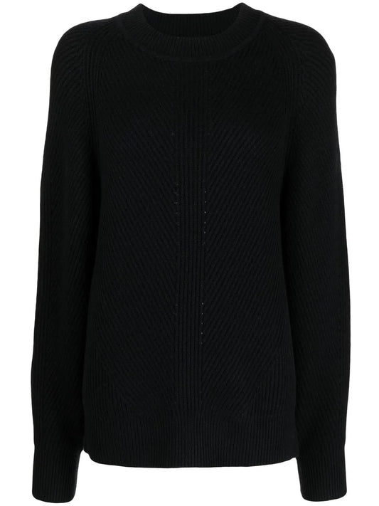 Crew-Neck Knitted Sweater