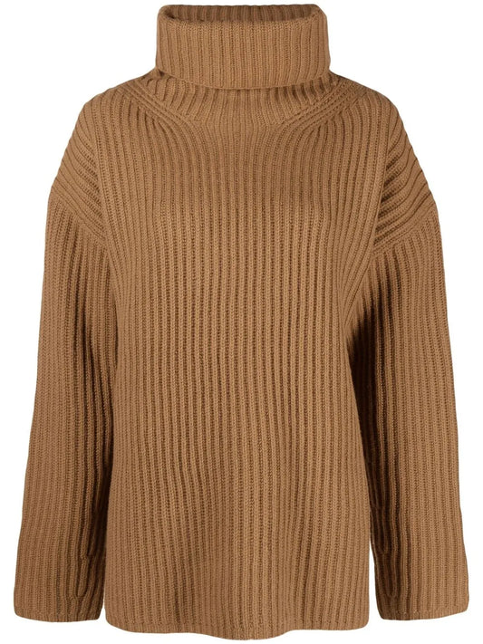 Ribbed Roll Neck Jumper