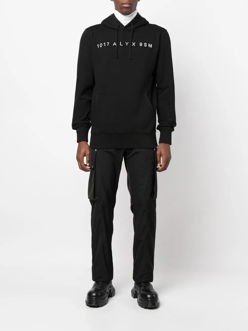 Studded-Logo Detail Hoodie